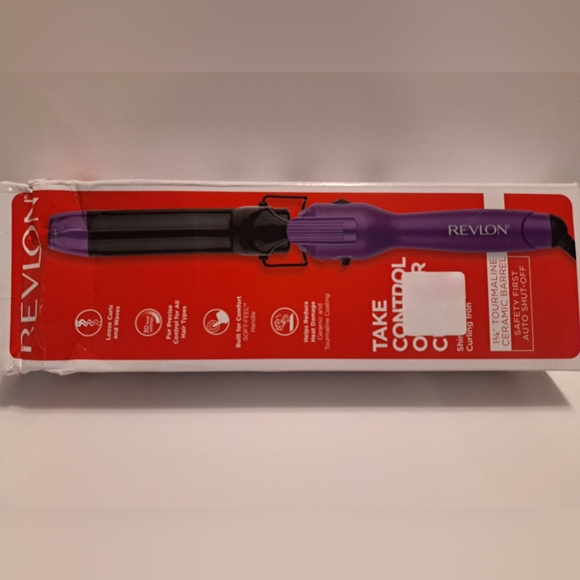 Revlon Tourmaline + Ceramic Curling Iron 1 1/4” - Picture 2 of 3